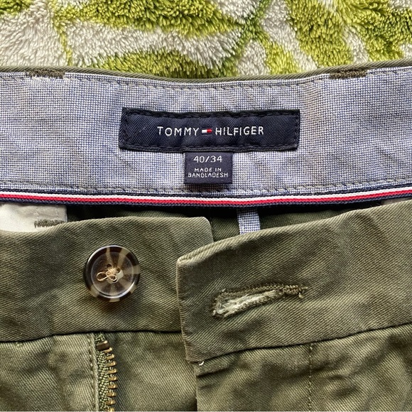 TOMMY HILFIGER 100% Cotton Khaki Dress Pants - Picture 2 of 6